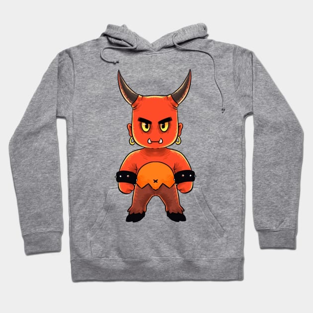 red demon Hoodie by weirdesigns